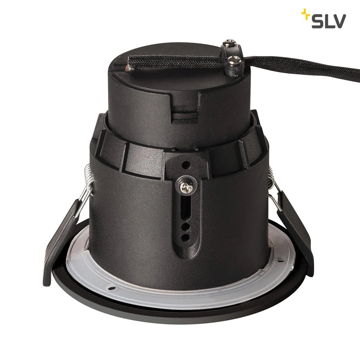 Recessed spotlight Varu IP65 - black SLV 4024163221689