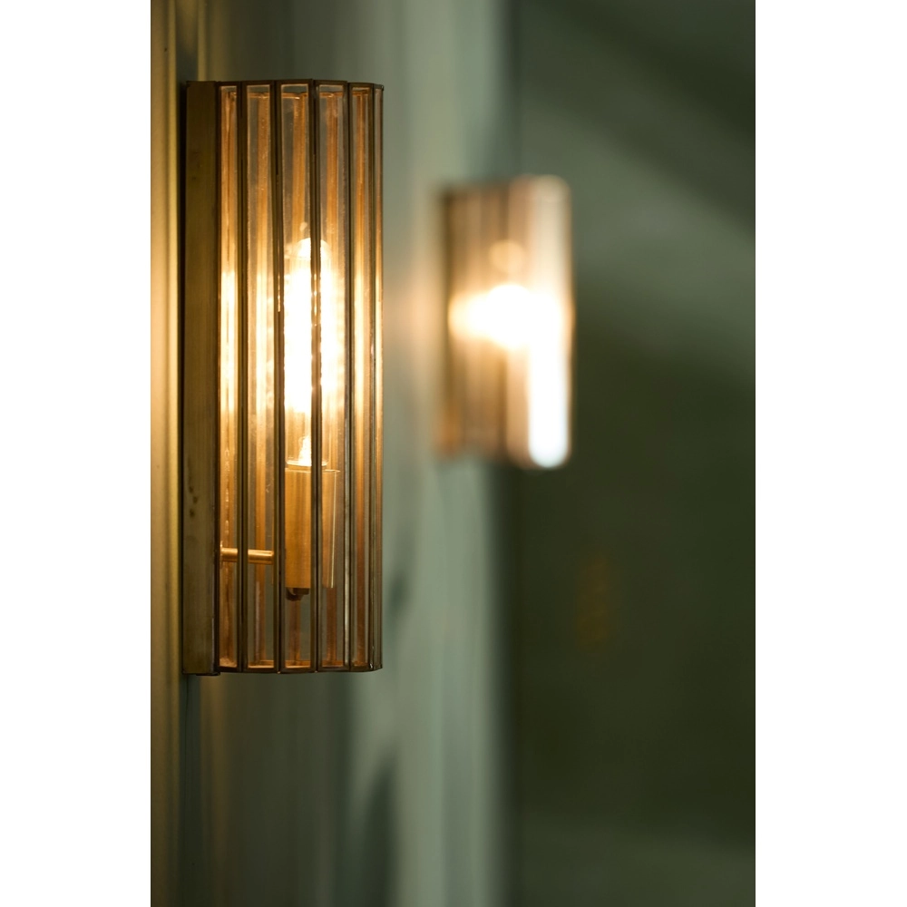 Industrial wall lamp StroBy bronze 41cm Light & Living 8717807262280