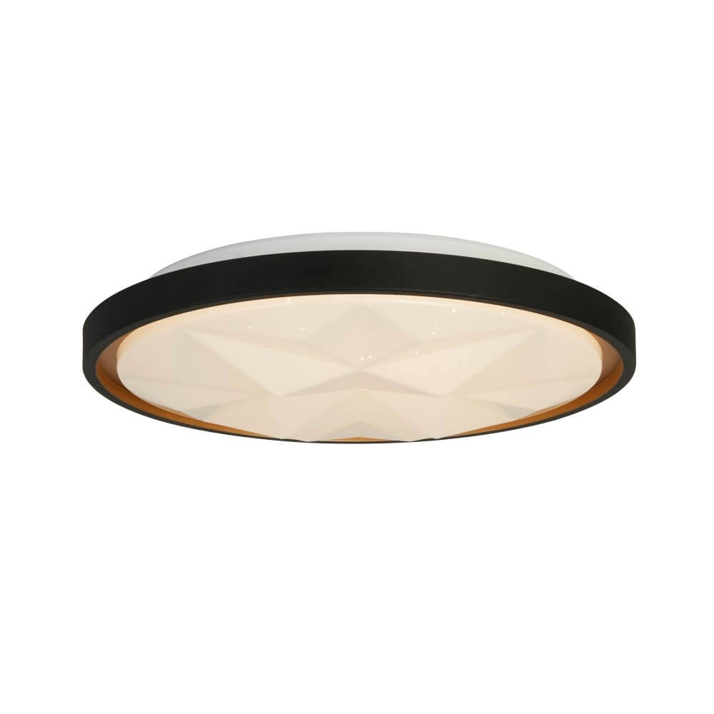 Ceiling light Satellite Black with star effect