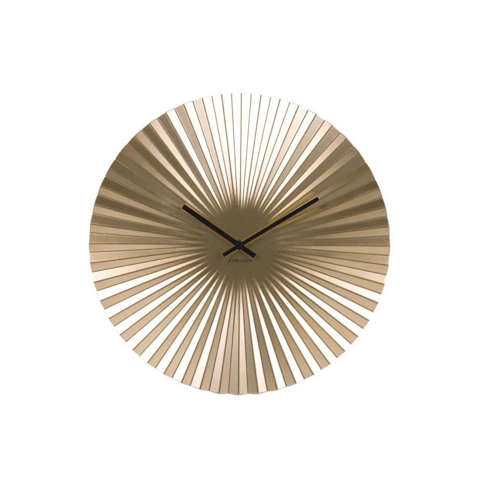 Wall clock Sensu gold - Ø 40cm