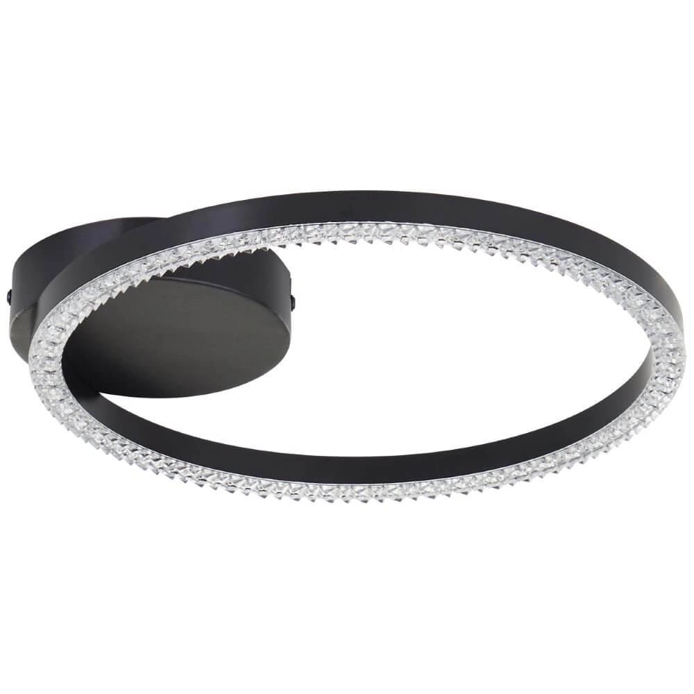 Black ceiling lamp Aurelia 1500lm Brilliant 4004353442117