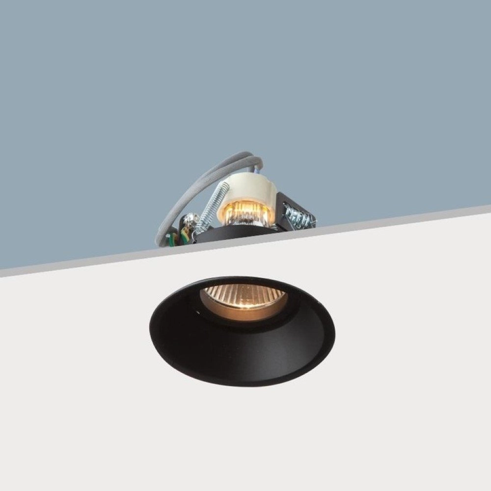 Black recessed spot Candice Ø 8.5cm Artdelight 8719831735228
