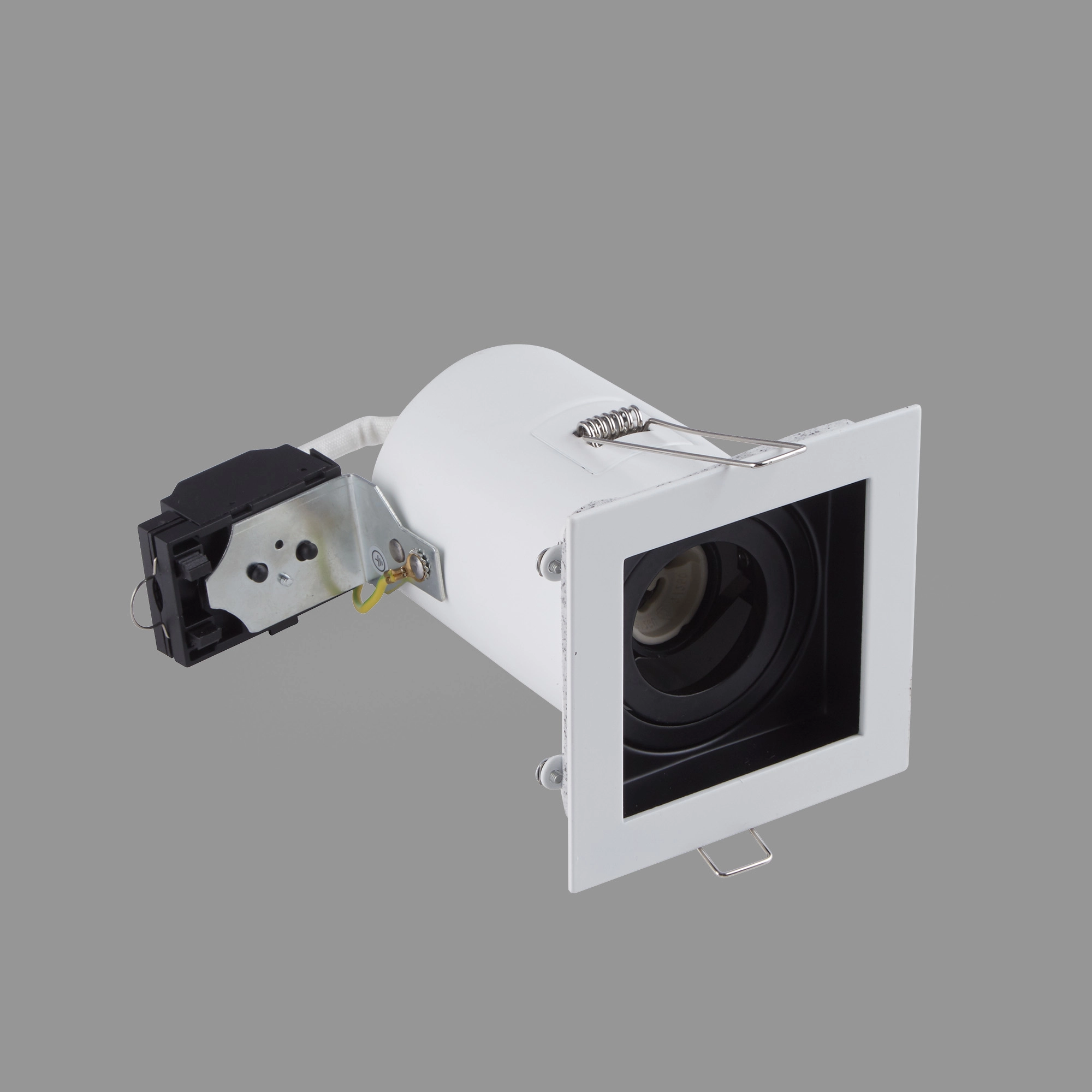 Square recessed spotlight Grid Black Lyora 5053423307138