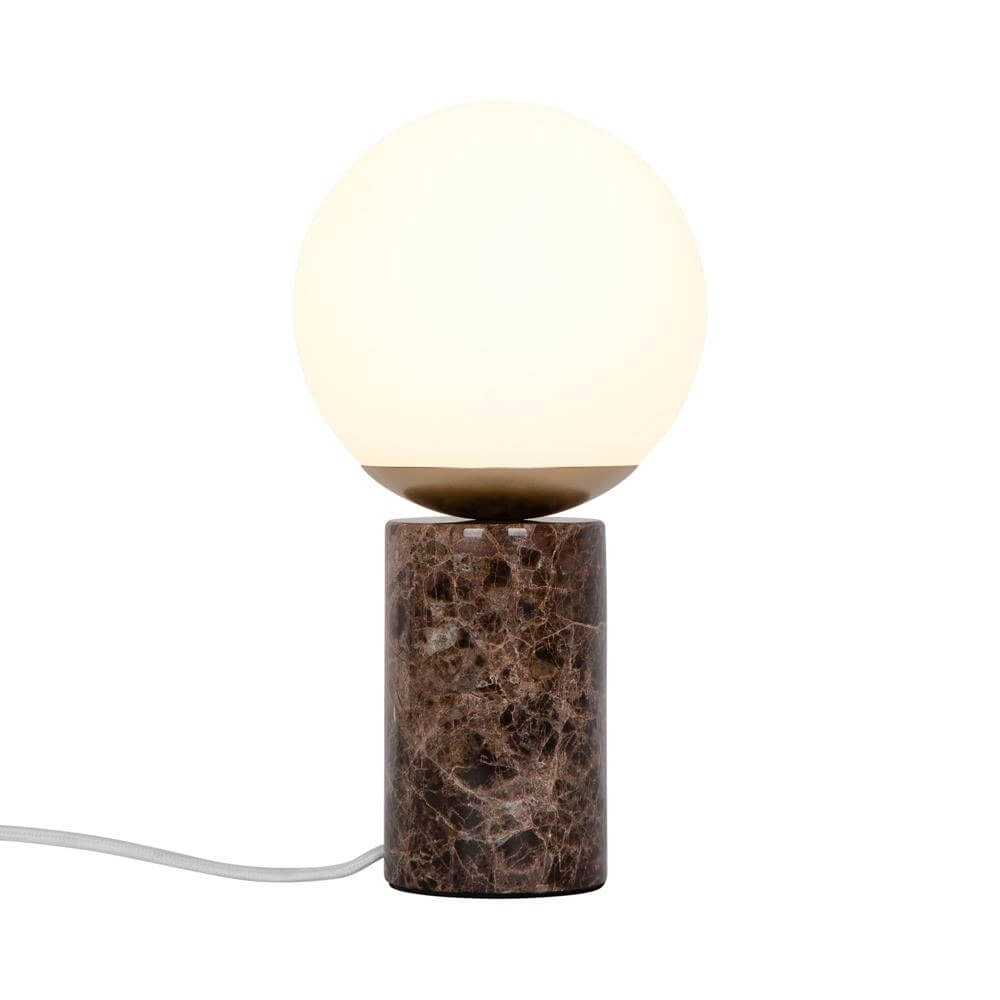 Table lamp Lilly brown