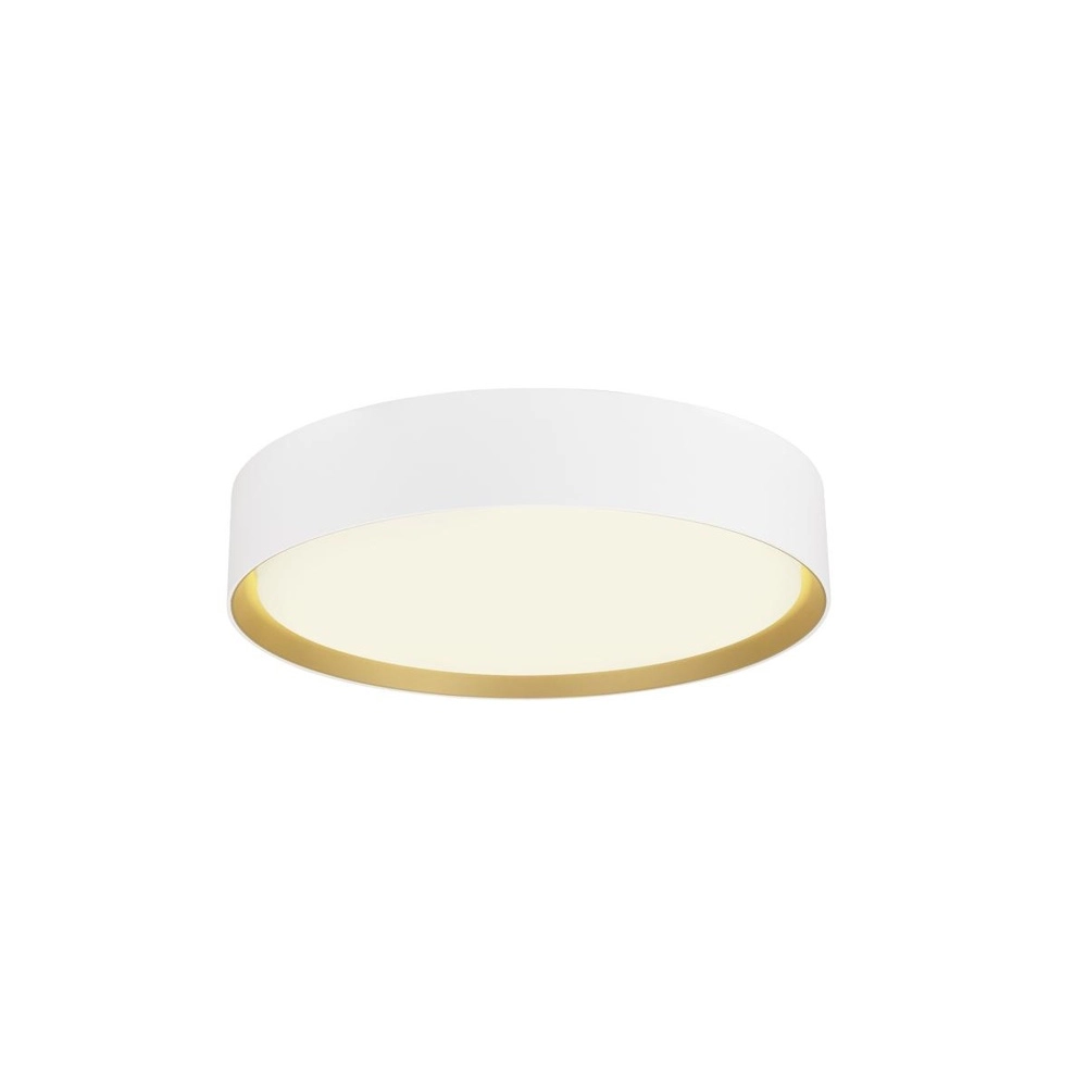 Ceiling lamp Decona Ø 30cm white with gold - 3000K/4000K SLV 4024163302975