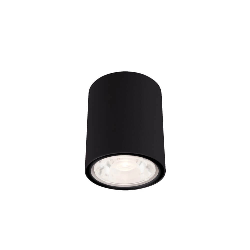 Surface-mounted spotlight outside Edesa black