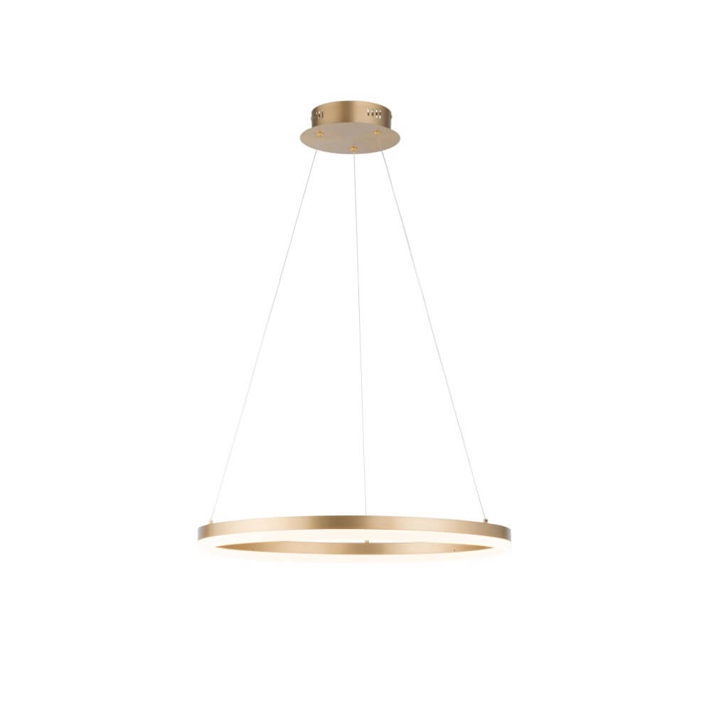 Modern pendant lamp Titus Ø 60cm antique brass Paul Neuhaus 4012248362853