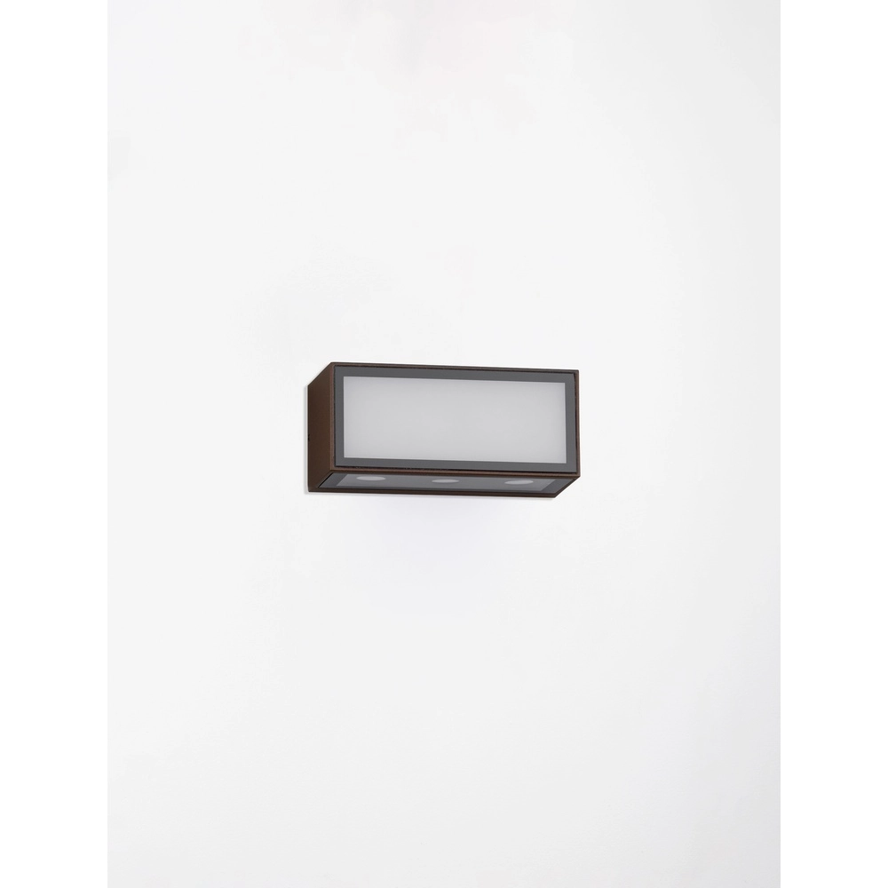 Unique wall lamp Inga Rusty brown Lyora 5212017449559