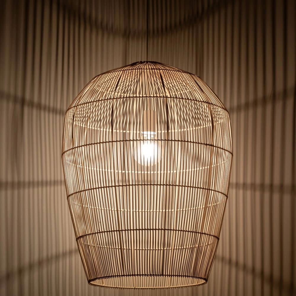 Rattan pendant lamp Haiti L Ø 53.5cm Lyora 5903139111652