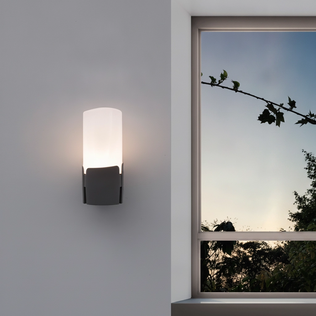 Sleek wall lamp Pyro grey Lyora 5212017429117