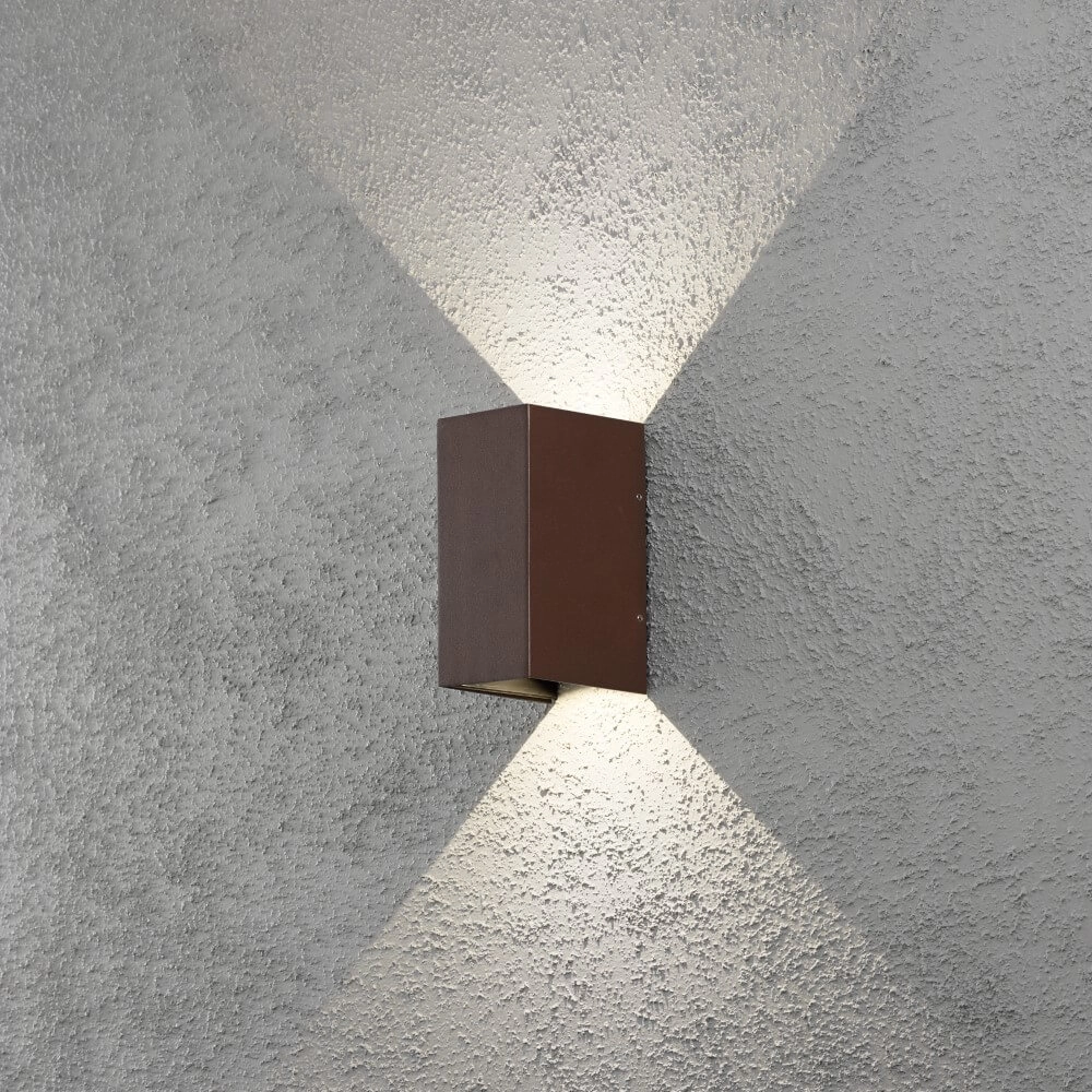 Rural wall spot Cremona Rusty brown KonstSmide 7318307940978