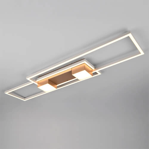 Led ceiling light 100x28 Albany Red brass