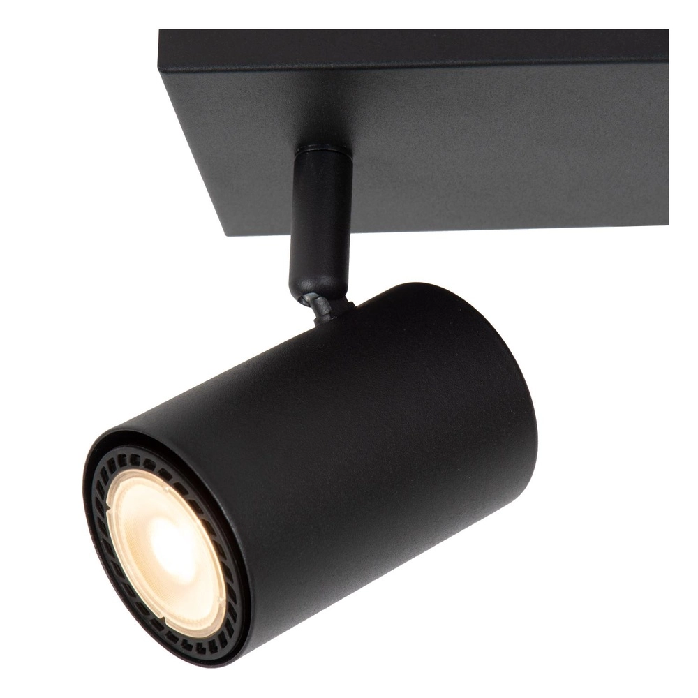 Ceiling lamp Amigo 2-light black Lucide 5411212531018