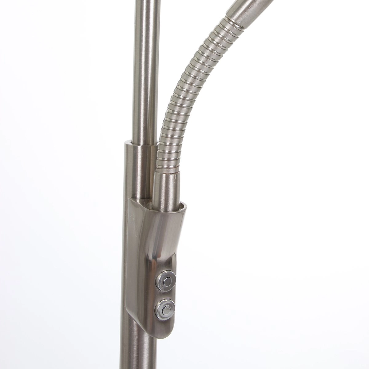 LED reading light Zodiac 2-light metal gray Steinhauer 8712746122824