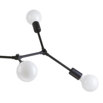 Black hanging lamp Twig Lyora 5903139913898
