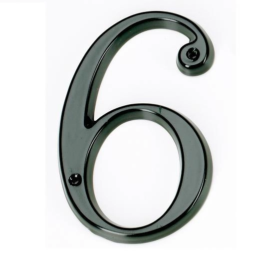 House number Address 6 black KS Verlichting 8714732585644