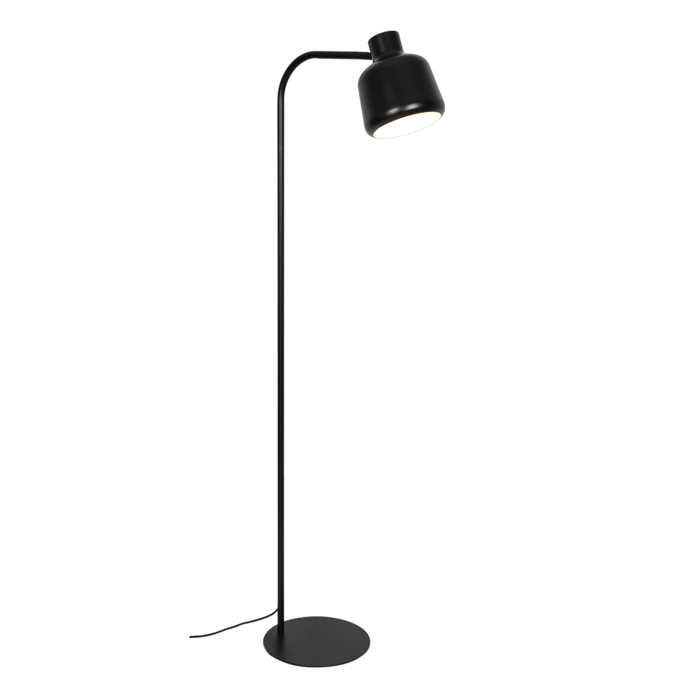 Black floor lamp Louella 