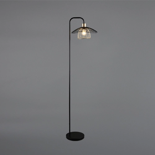 Floor lamp Lauris Black Trio 4017807678109