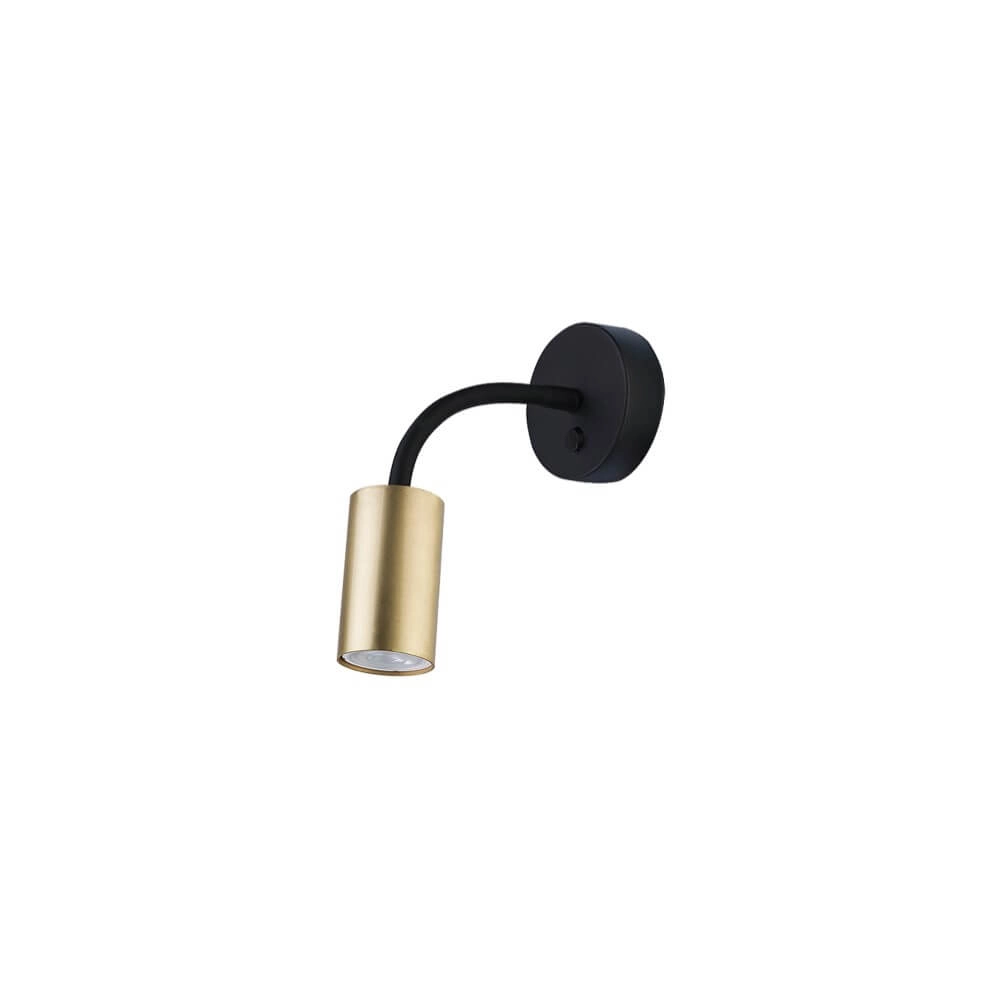 Flexible wall spotlight Eye Flex gold