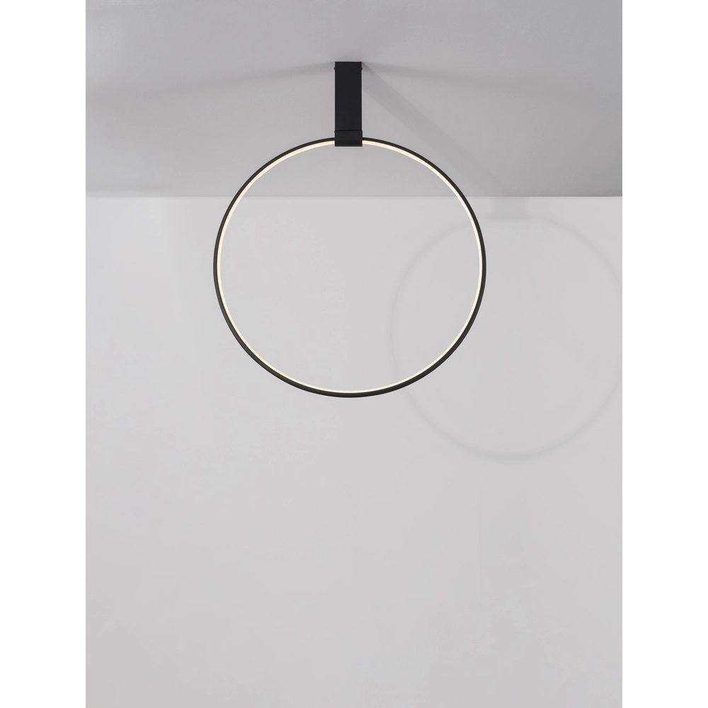 Design ceiling lamp Garve black Ø 60cm Lyora 5212017431813