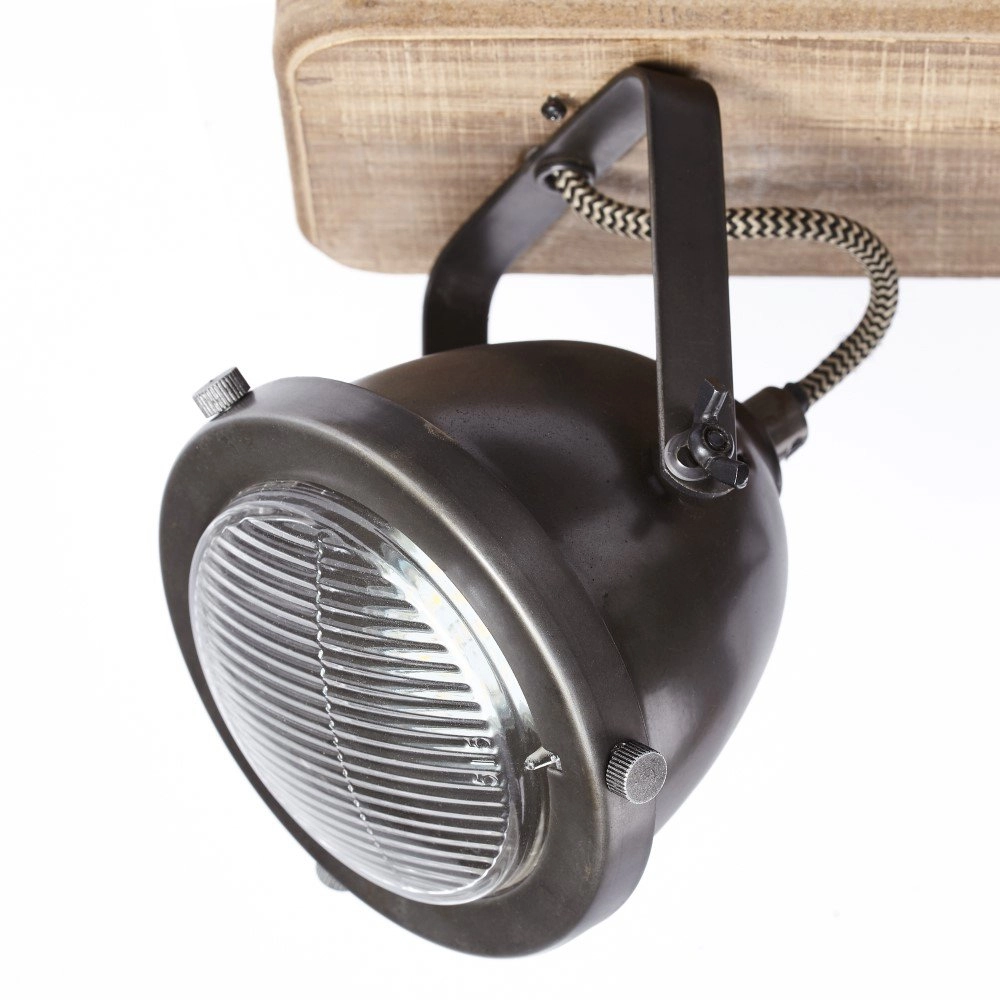 Ceiling spot Carmen Wood Vintage Brilliant 4004353310645