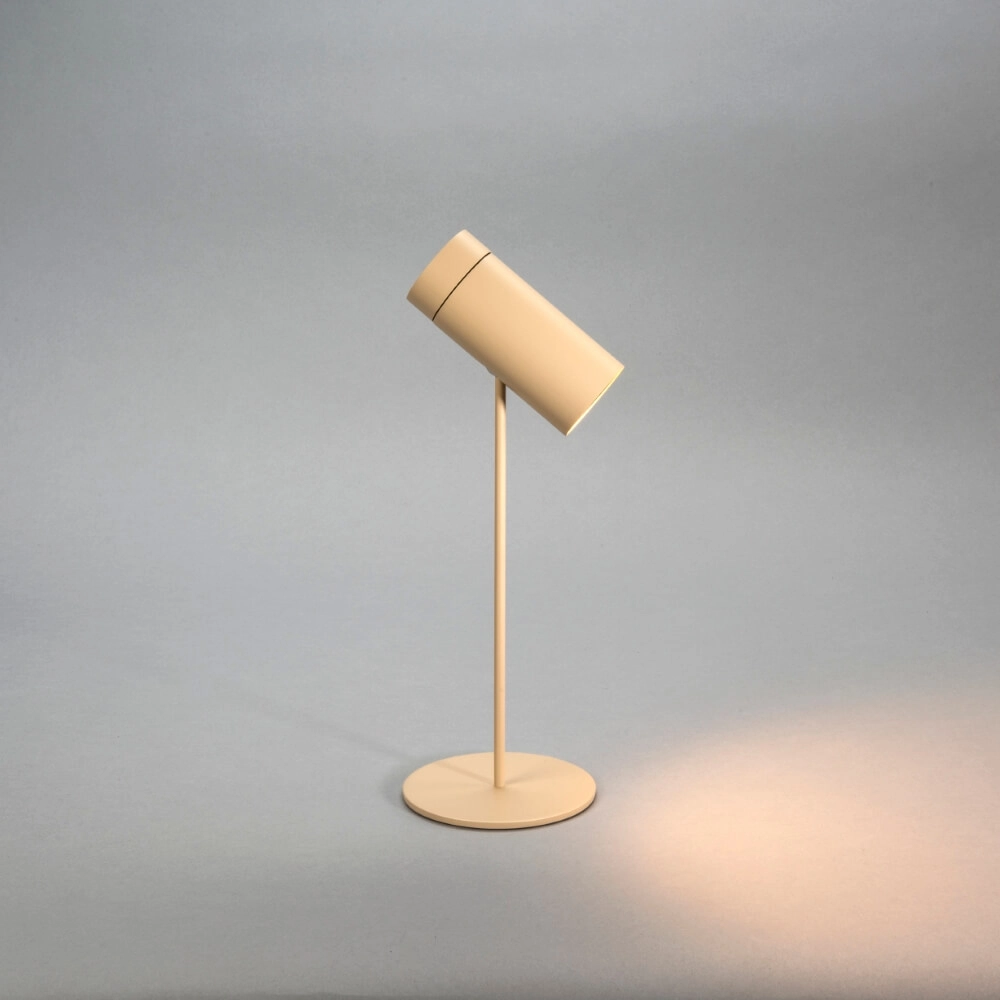 Rechargeable table lamp Multi Sand brown with magnet