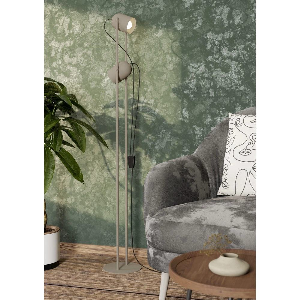 Design floor lamp Tilston sand brown Eglo 9008606359769