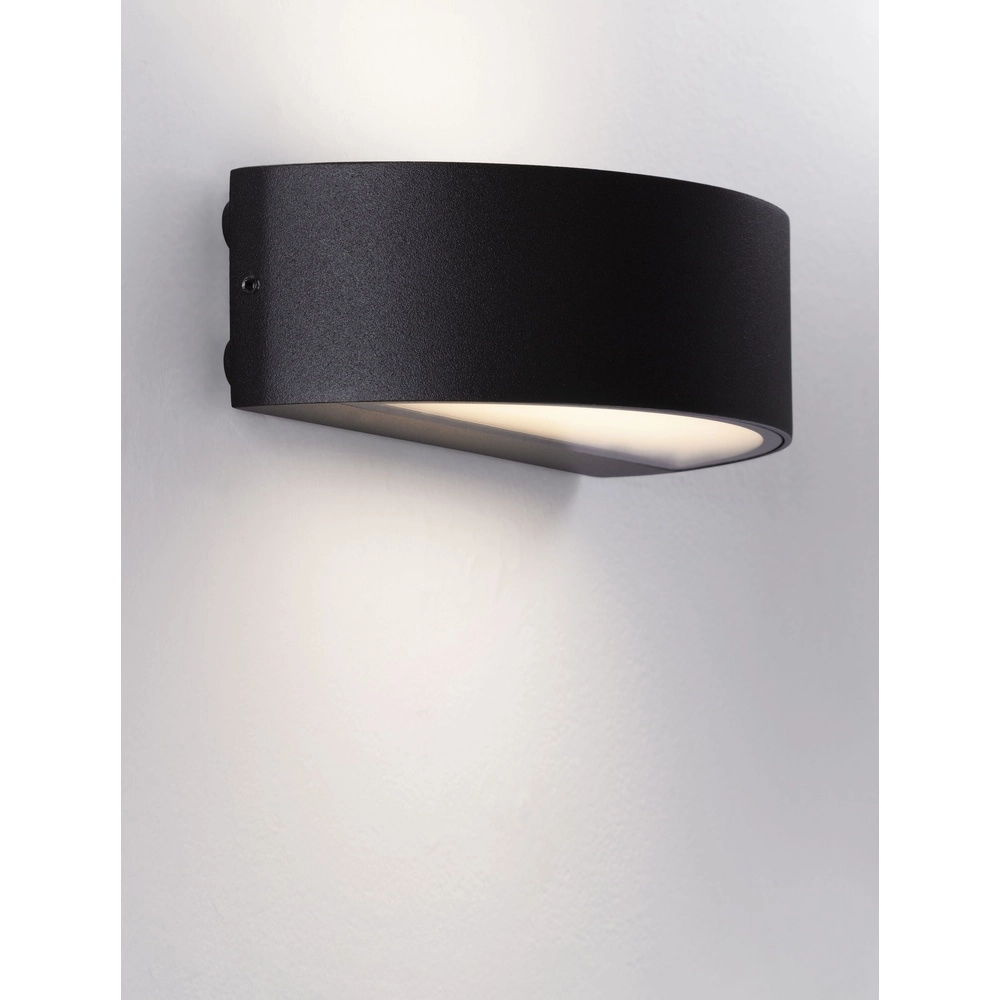 Round wall lamp Nectar anthracite