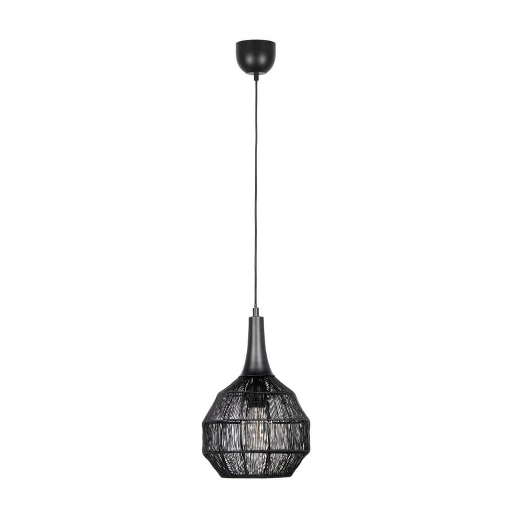 Round pendant lamp Soraya Ø 26cm - black Trio 4017807617474