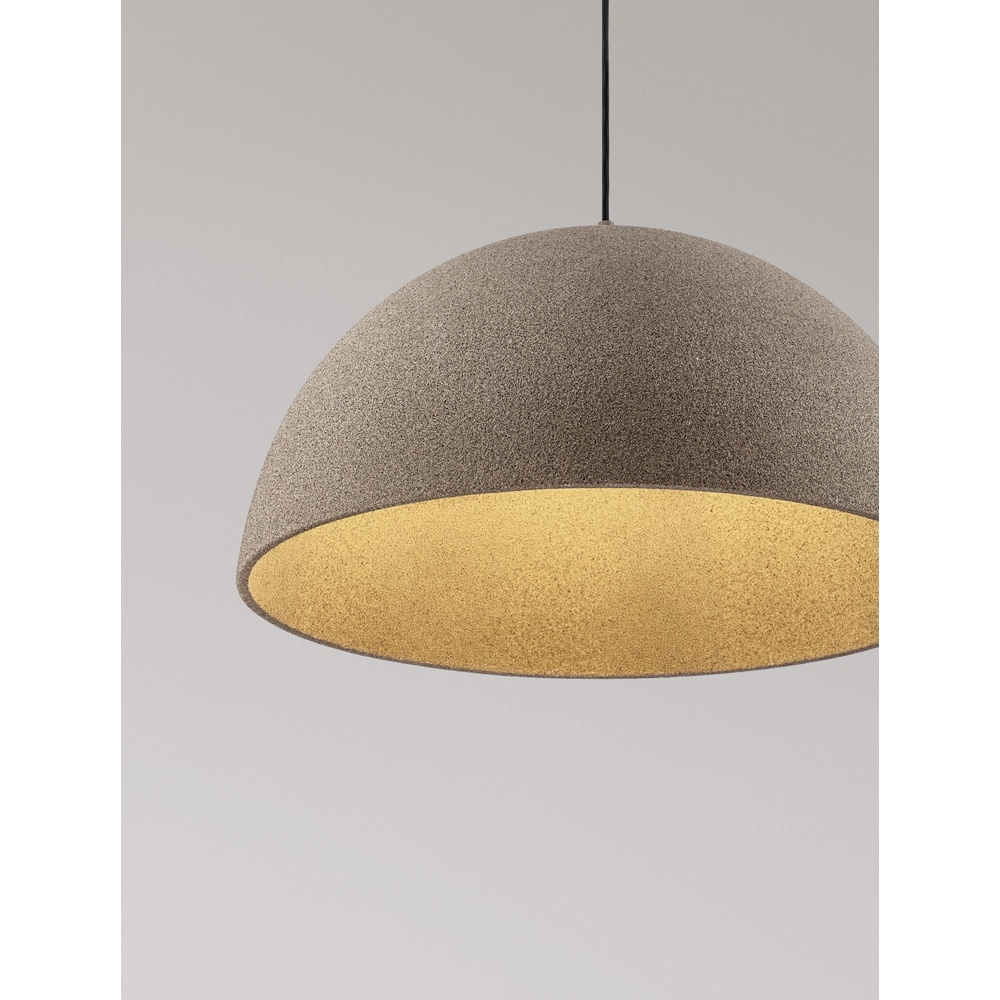 Pendant lamp Starla brown Ø 60cm Lyora 5212017476821