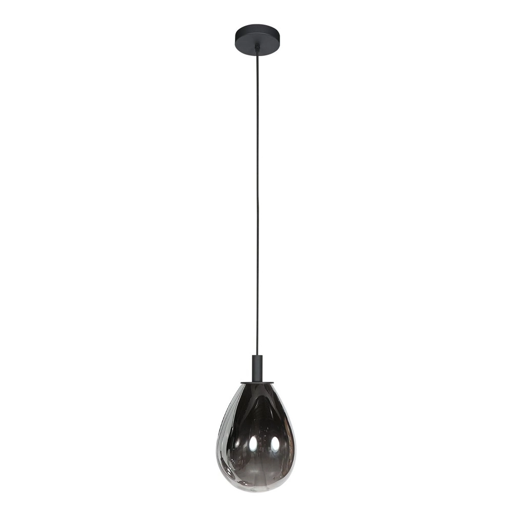 Pendant lamp Glimsy 1-light black Ø 22cm Steinhauer 8712746177978