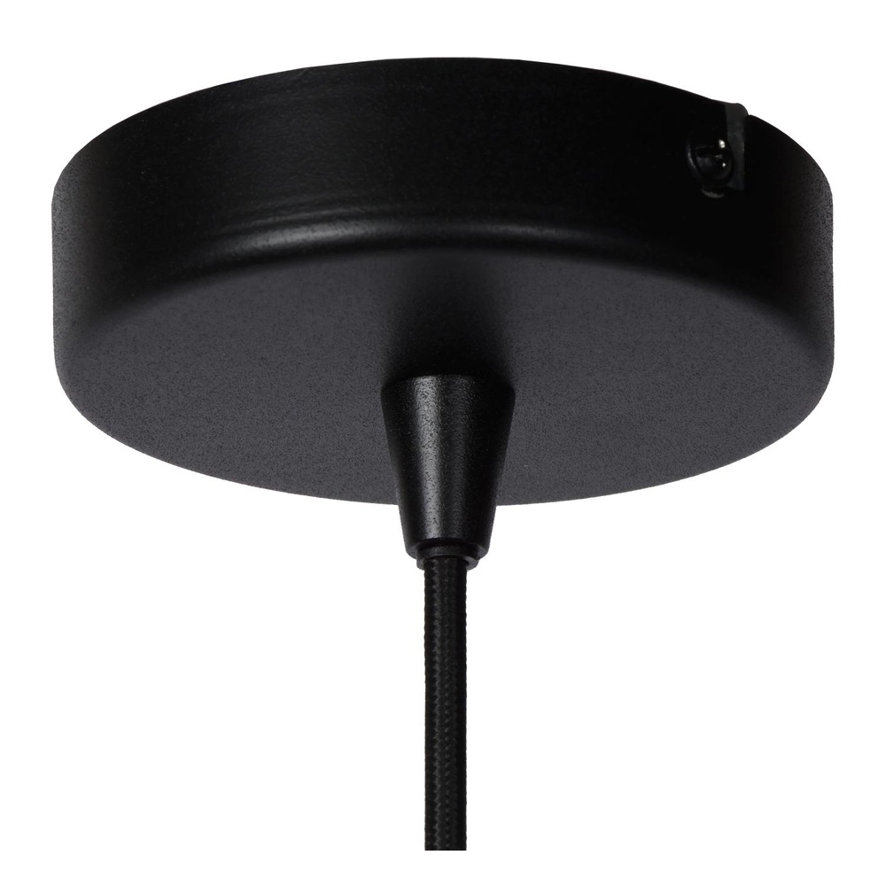 Pendant lamp Nolan Ø 24cm black Lucide 5411212302878