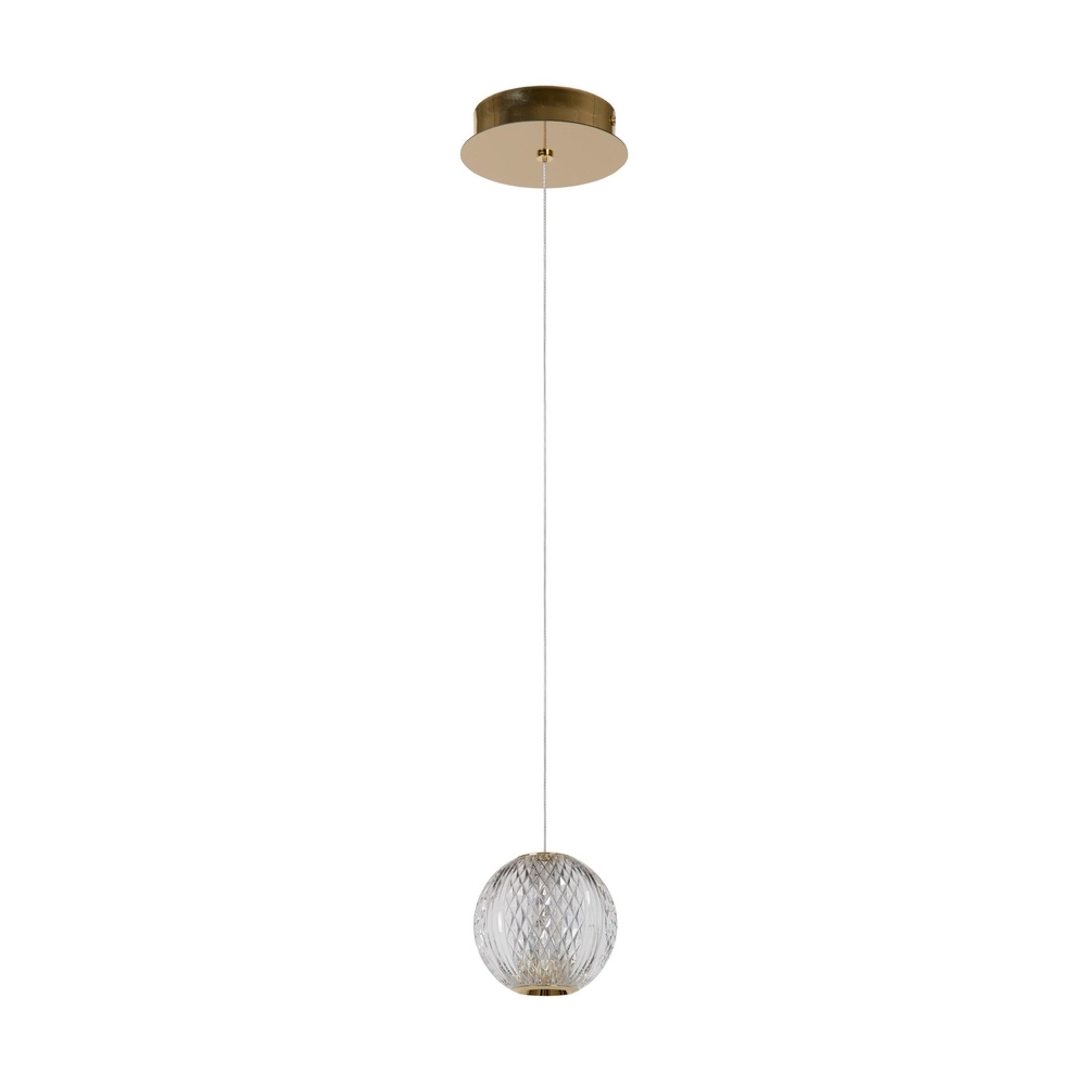 Golden pendant lamp Cintra Ø 14cm