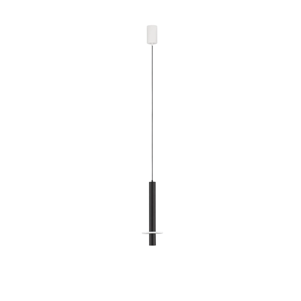 Design pendant lamp Noemi black with white Ø 11cm Lyora 5212063503274
