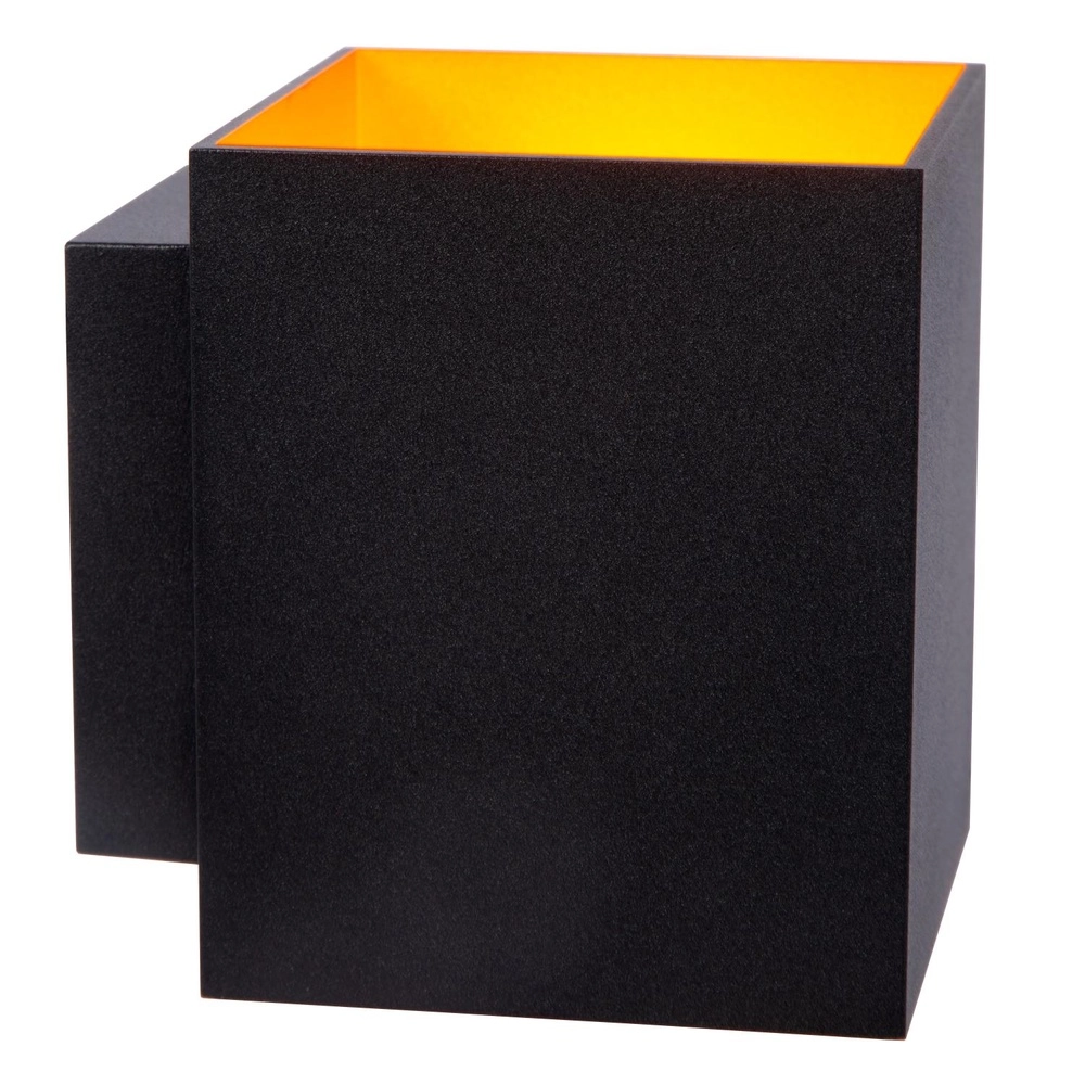 Wall lamp Xera 8cm black Lucide 5411212233660