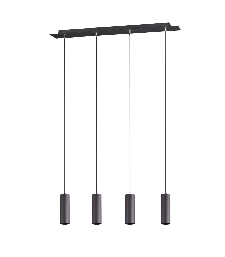 Pendant lamp Marley 4-light matt black Trio 4017807408768