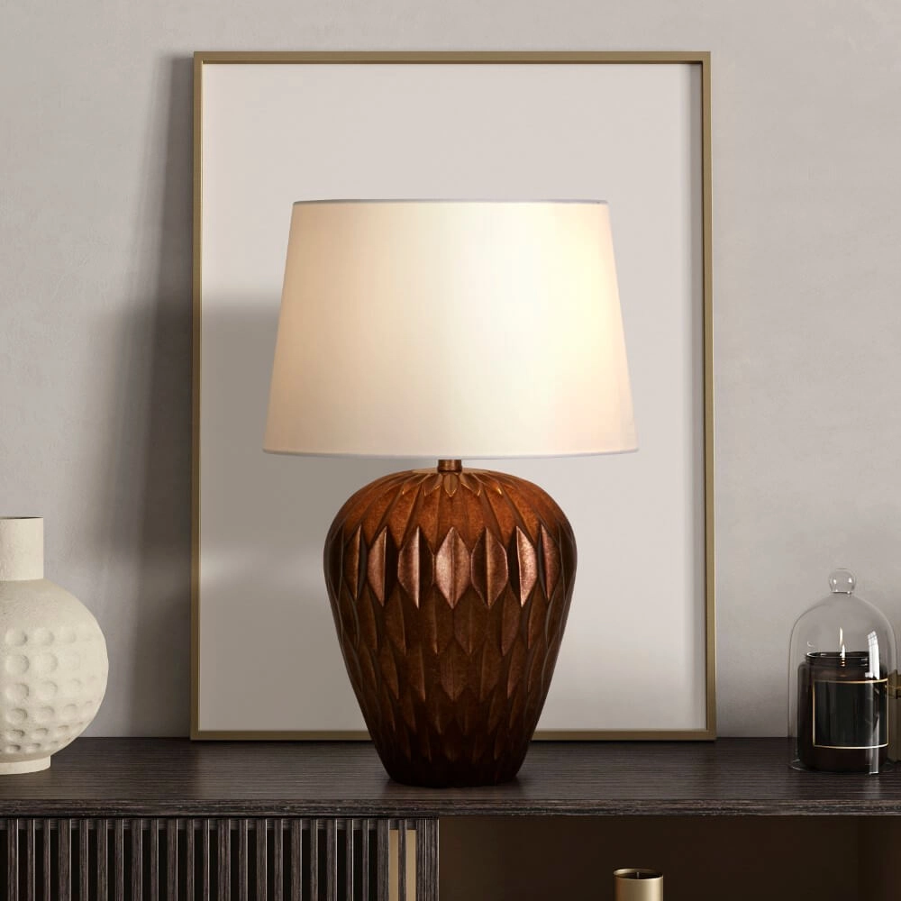 Table lamp Rosetta bronze Searchlight 5053423274027