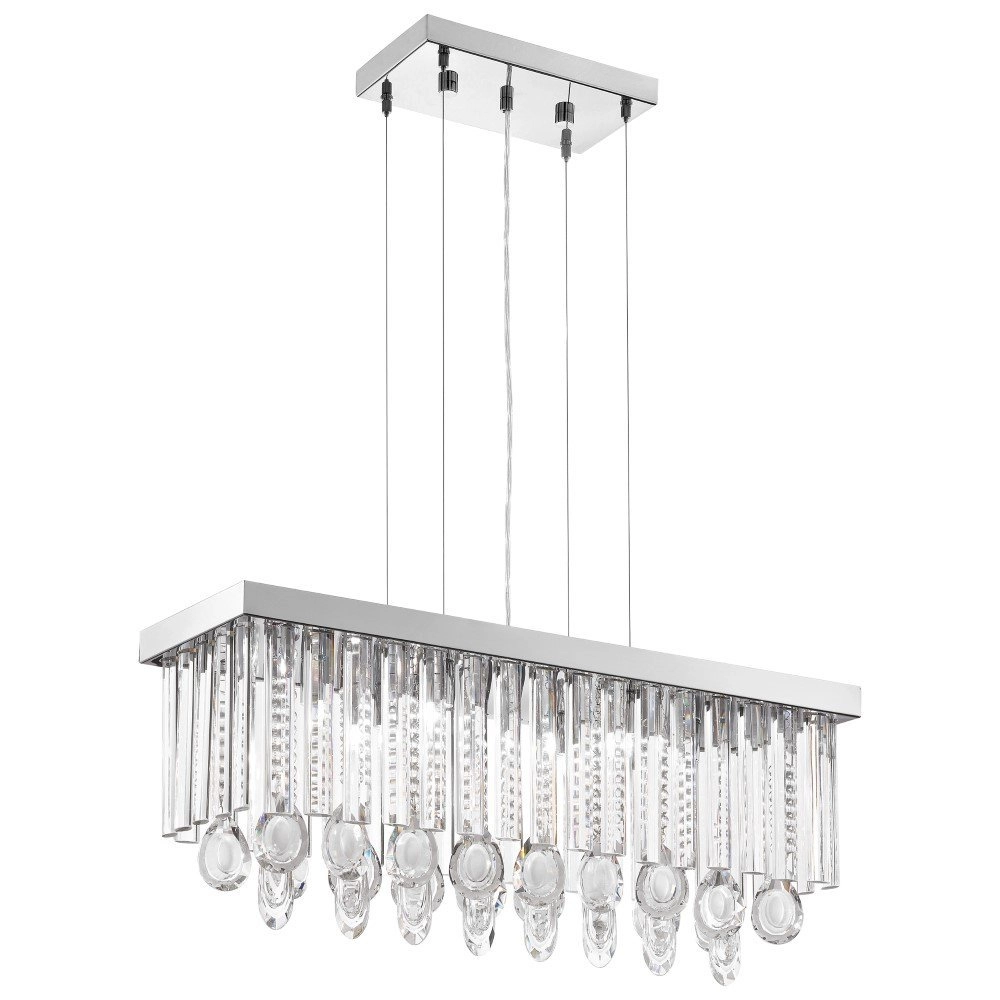 Pendant lamp Calaonda with crystal