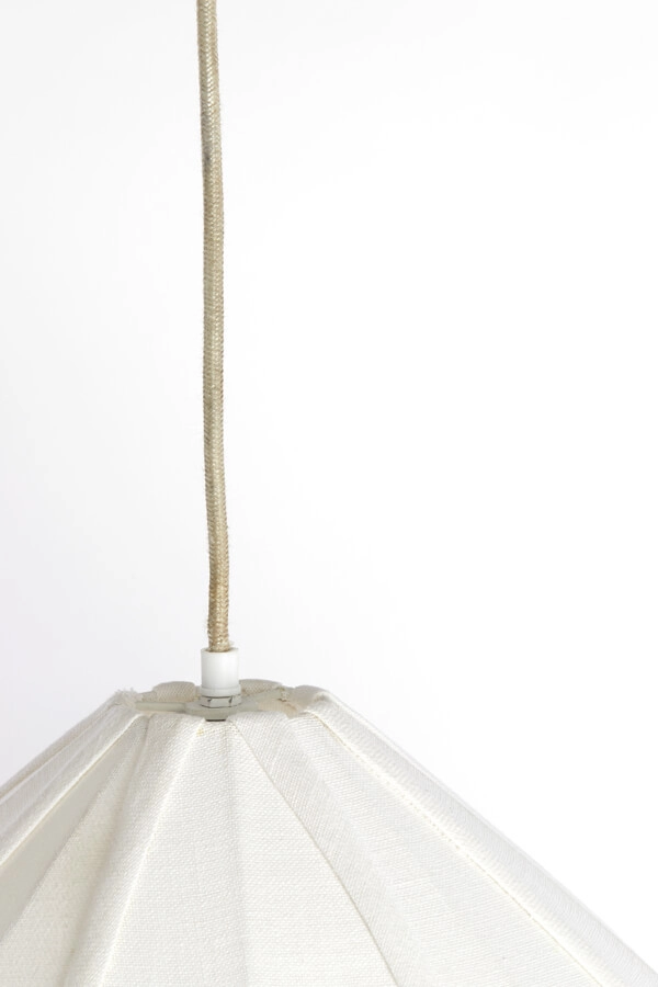 White pendant lamp Zubeda Ø 49cm Light & Living 8717807706623