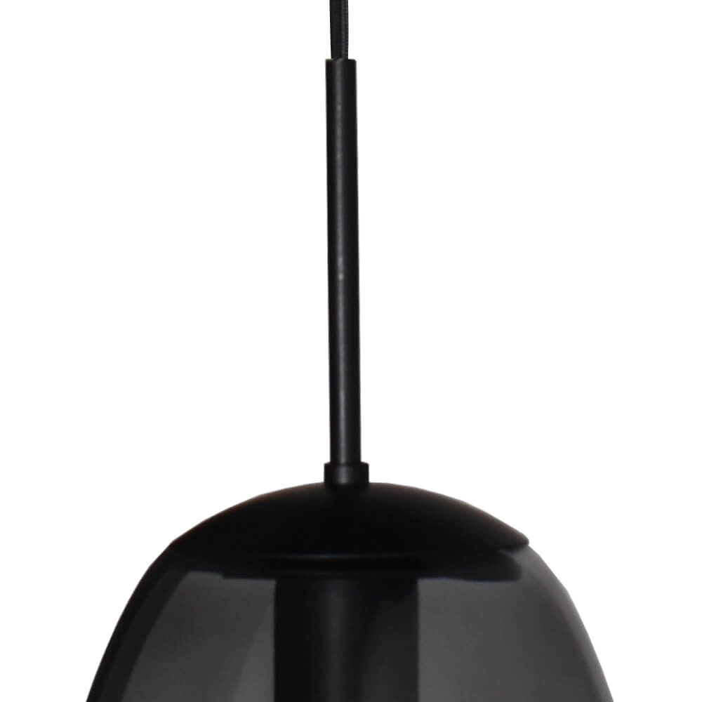 Hanging lamp Lava 1x smoke glass Ø 22.5cm Masterlight 8718121285955