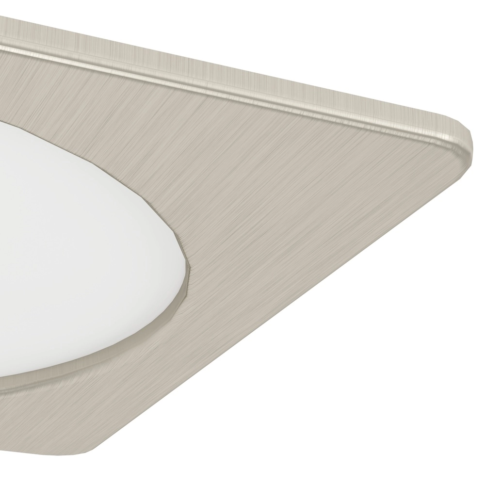 Recessed lamp Fueva 6 Square - Stainless Steel - 16.6x16.6cm Eglo 9008606330881