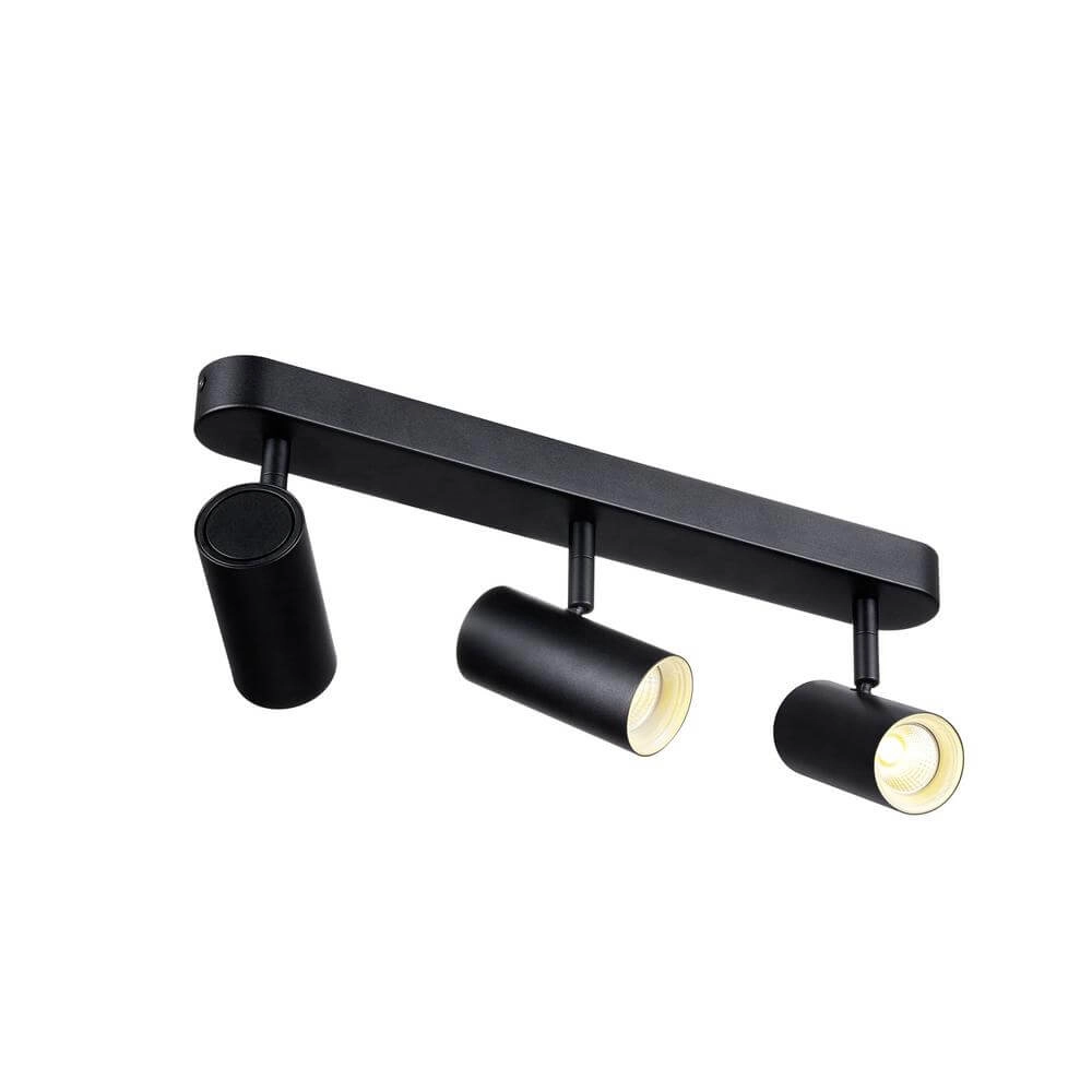 Surface-mounted spot Noblo black 3-light 3000K SLV 4024163300360