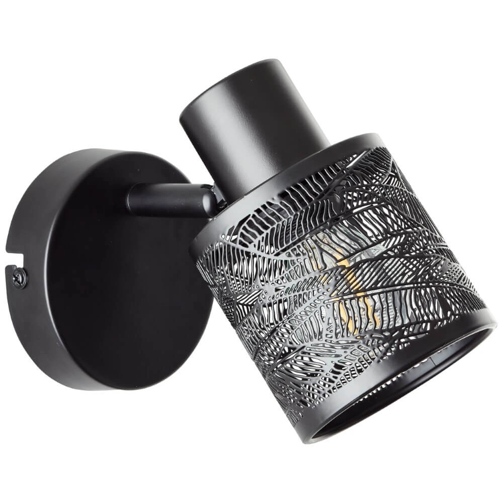 Black wall light Bano Brilliant 4004353413469