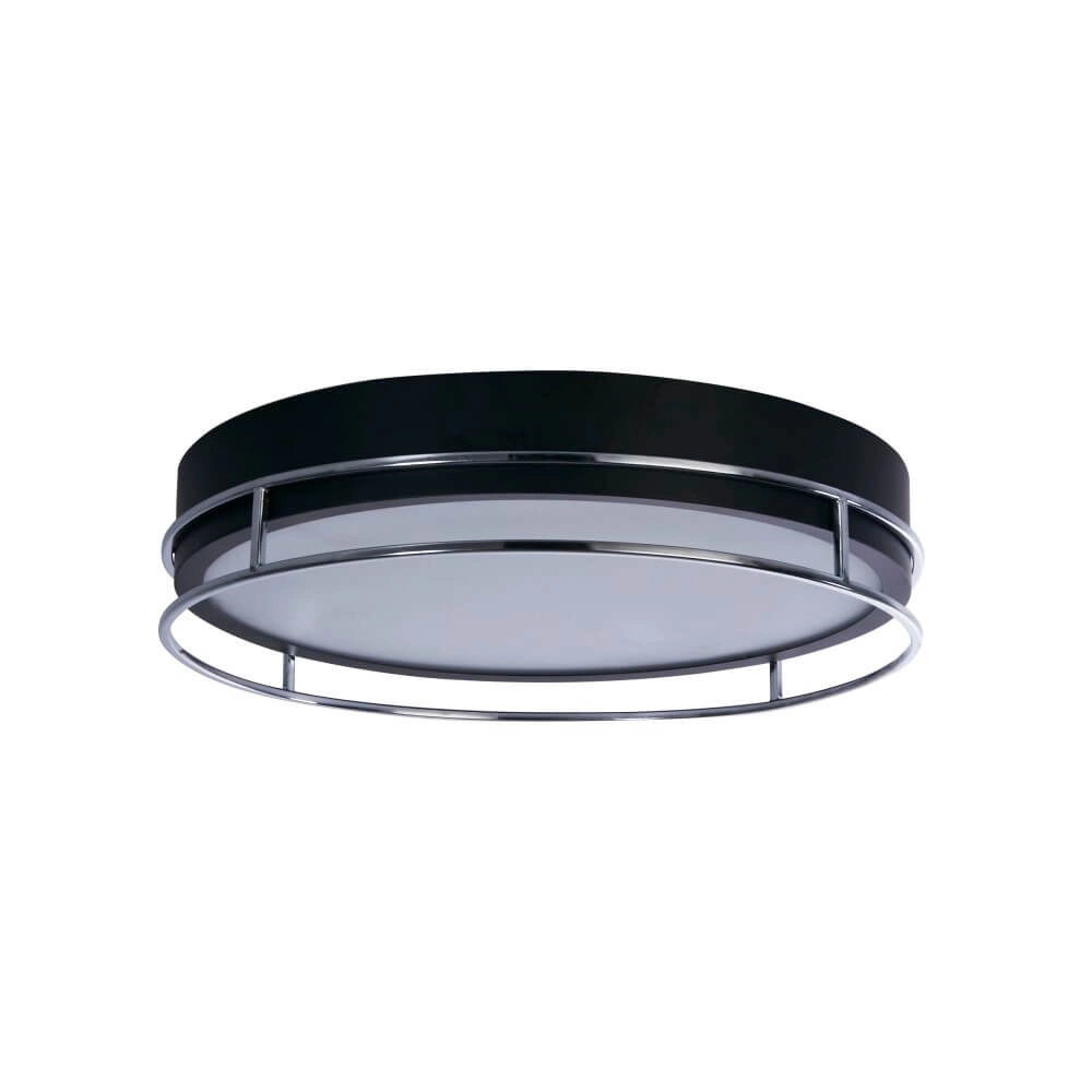 Design ceiling lamp Pheonix Ø 40cm black with silver