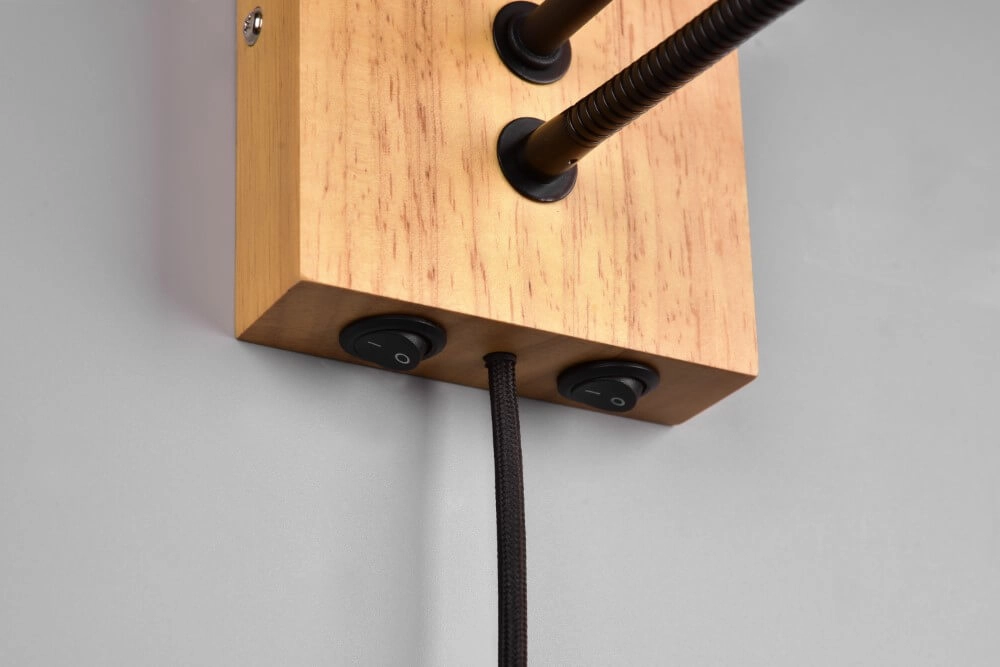 Rural wall lamp Nilam rectangular hood Trio 4017807567977