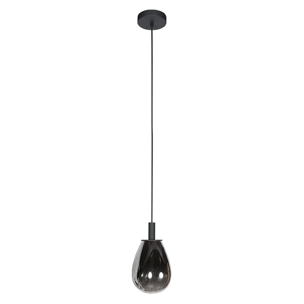 Pendant lamp Glimsy 1-light black Ø 14.5cm Steinhauer 8712746177985