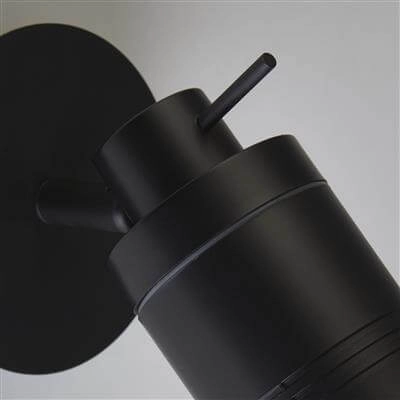 Bathroom wall spotlight Samson black Searchlight 5053423189314