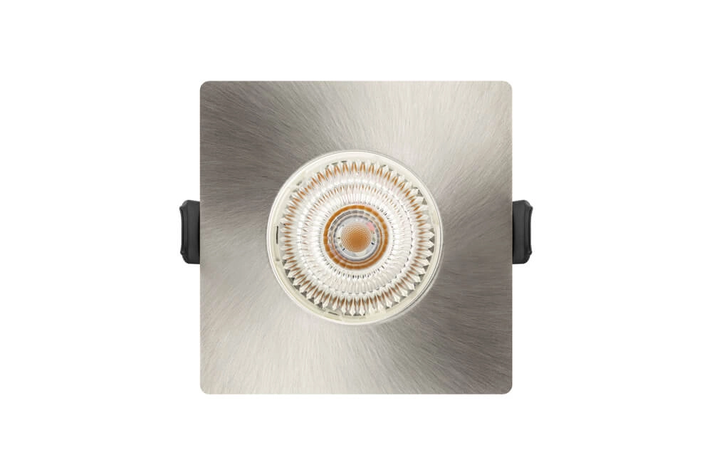 Stainless steel recessed spotlight EvoFire GU10 - square Lyora 5055788228653