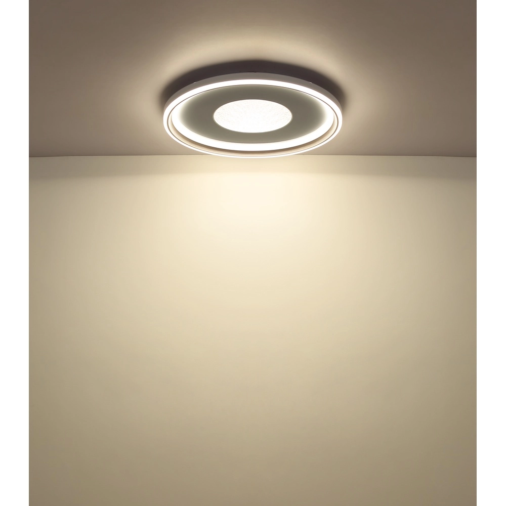 Ceiling lamp Eila Ø 59cm white Globo 9007371572458