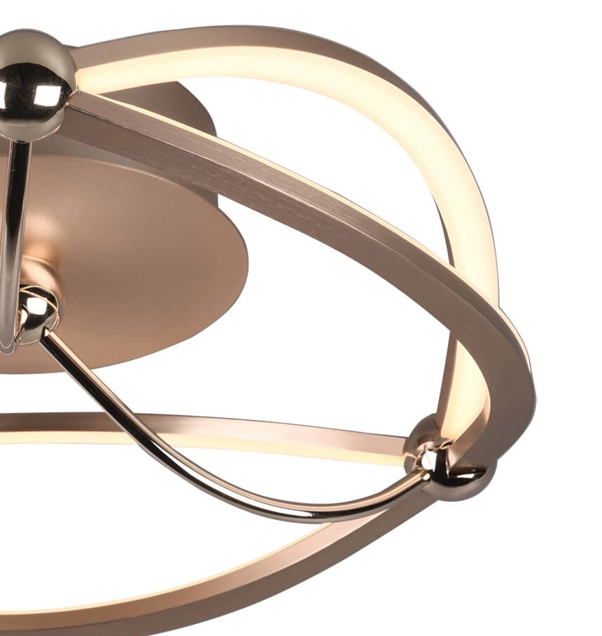 Bronze ceiling lamp Charivari Ø 41cm Trio 4017807461121